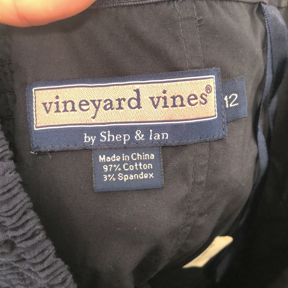 Vineyard Vines Navy Strapless Dress - Picture 5 of 5